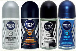 Кульковий дезодорант для чоловіків Nivea Man, 50 мл, 1 шт. на вибір