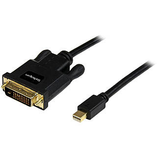 Кабель StarTech.com Mini DisplayPort — DVI 1,8 м — M/M — mDP для монитора/телевизора с DVI — совместим с Windows и Mac (MDP2DVIMM6