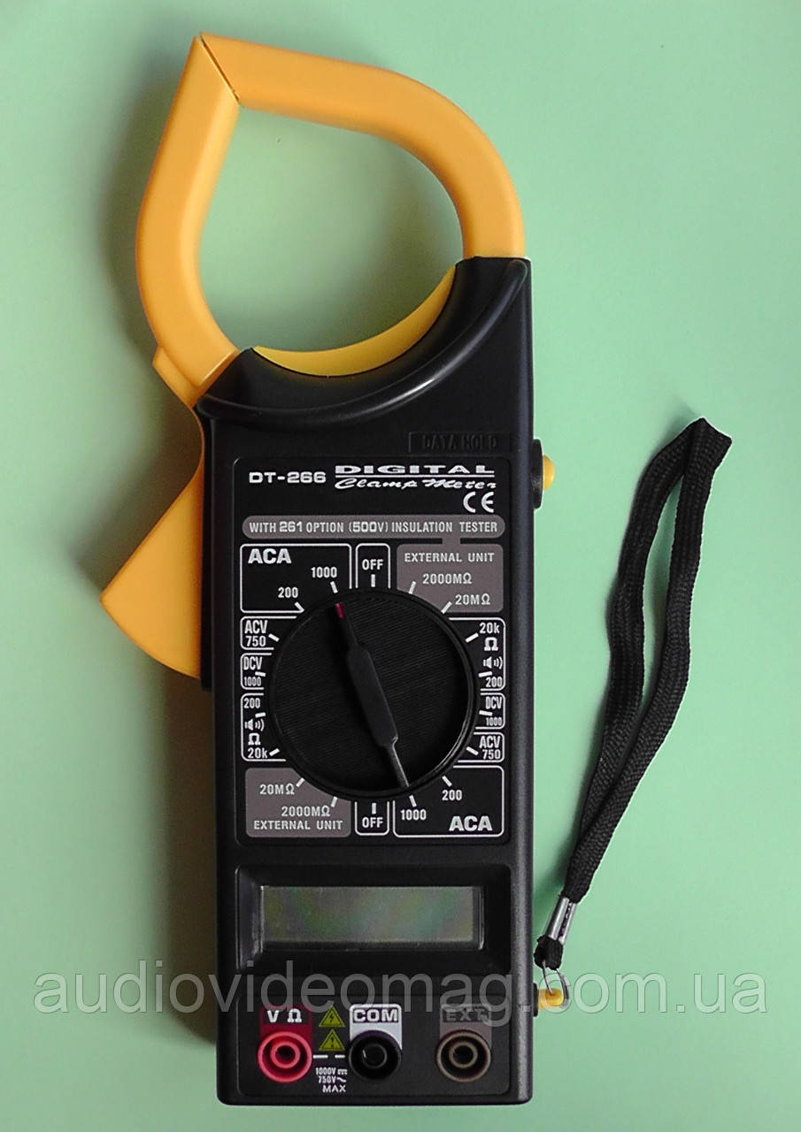 Струмовимірювальні кліщі DT 266, фото 1