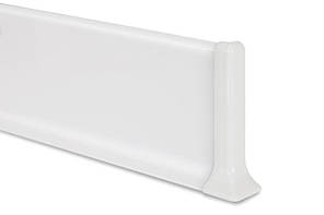 Плінтус алюмінієвий Profilpas, колір білий, 60 мм Metal Line 90/6