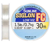 Флюорокарбон Sunline Siglon FC 30m 0.10mm 0.7kg поводковый