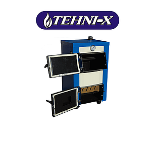 Котел твердотопливный TEHNI-X КОТВ-15-У длительного горения, фото 2