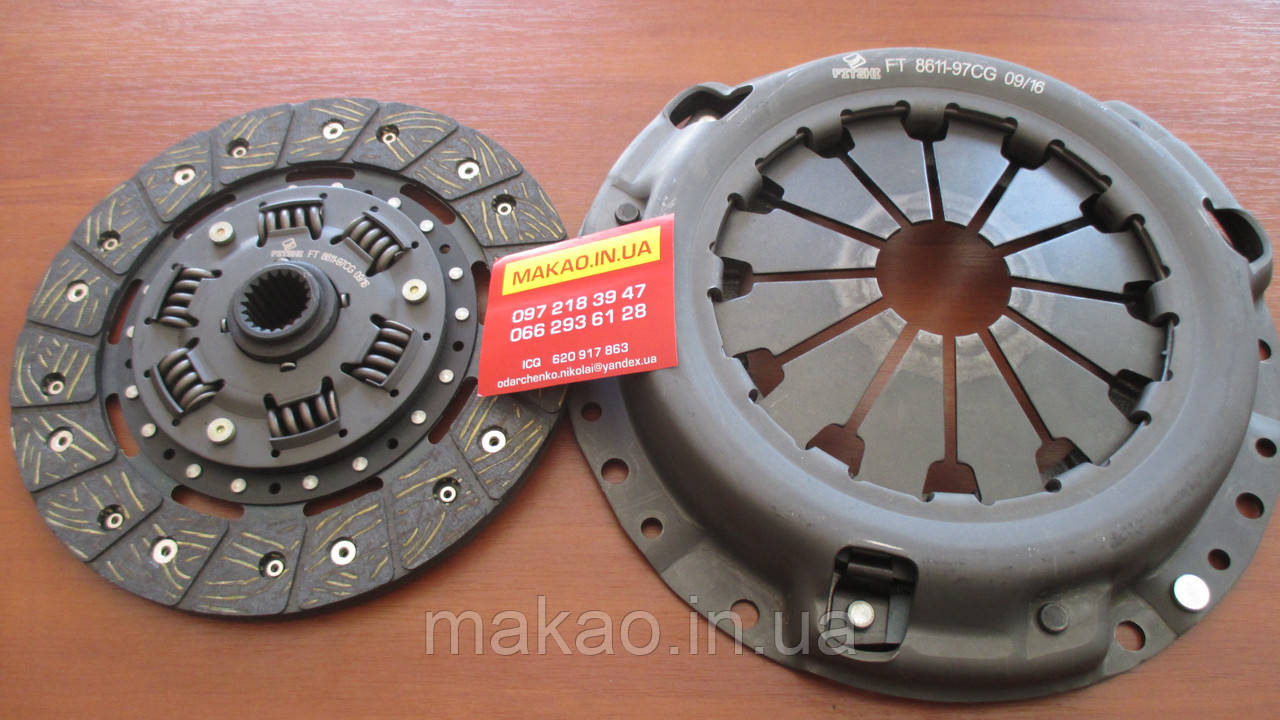 "Fitshi" Комплект зчеплення (корзина+диск) 190мм Geely CK, MK/ Джилі СК, МК, фото 1