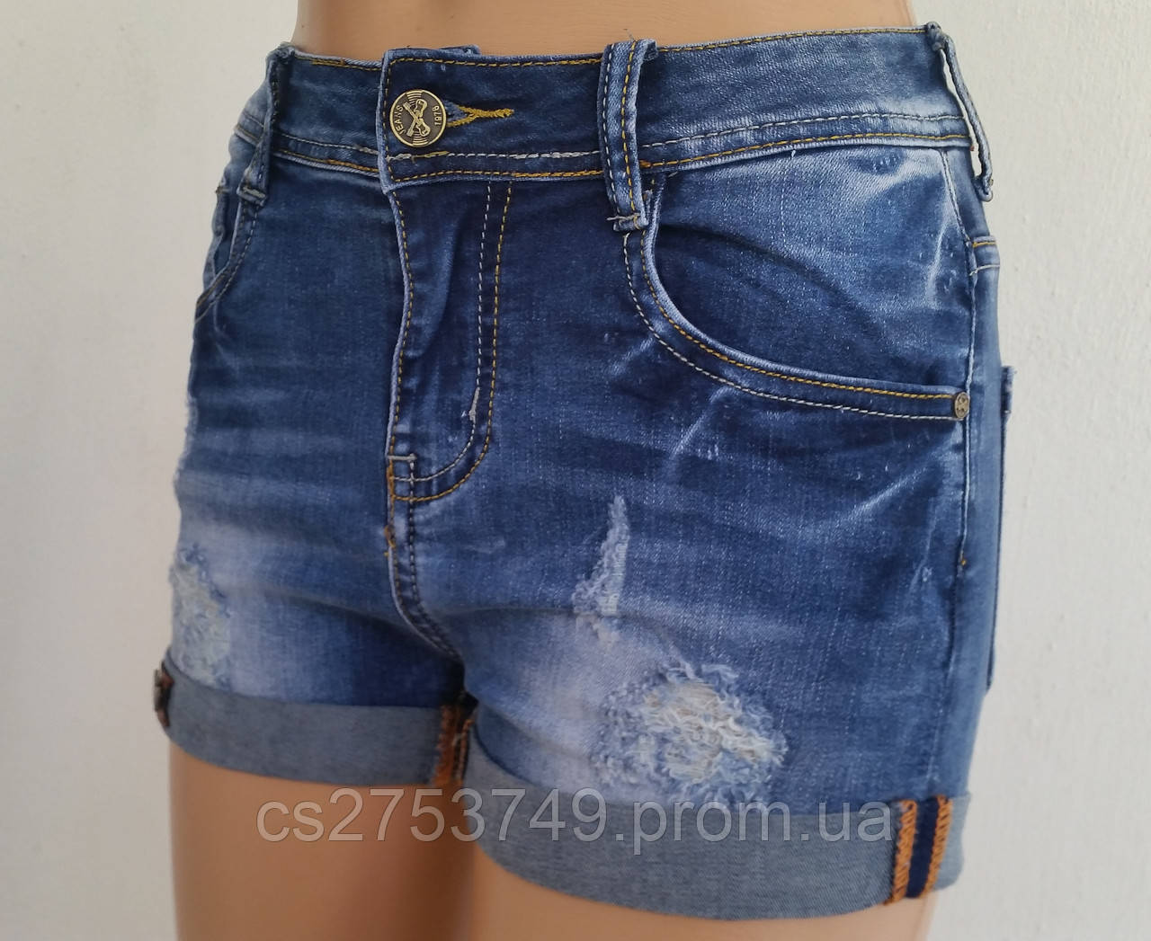 Шорты джинсовые размер 28-31 - фото 1 - id-p530891185