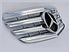 Решітка радіатора Mercedes W211 рестайл стиль AMG (хром), фото 4