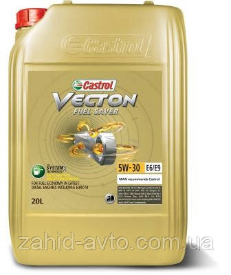 Моторне масло Castrol Vecton Fuel Saver 5W-30 E6/E9 20л