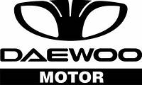 Виниловая наклейка на авто - Daewoo motor