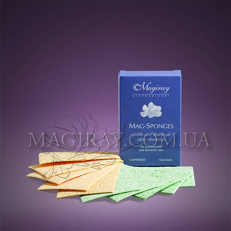 MAG-SPONGES — Спонжі пресовані (60*90 мм) (10 шт.), фото 1
