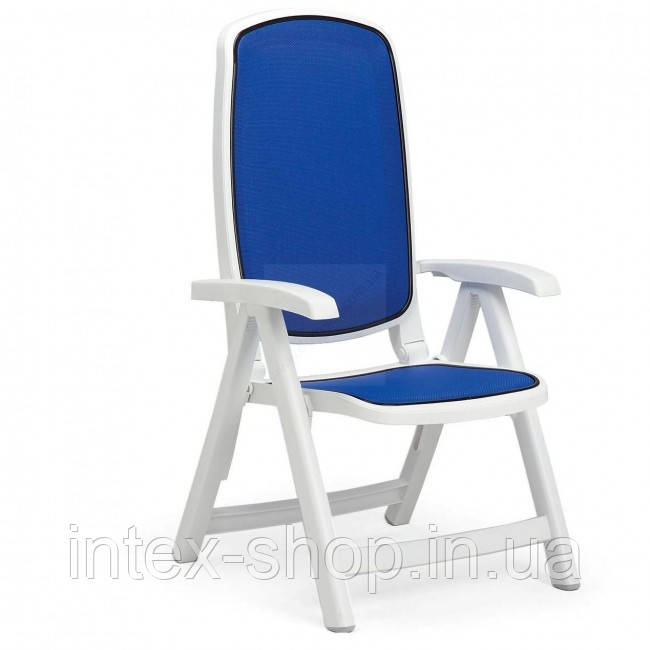 Крісло Delta біло/синя (код: 241-01)