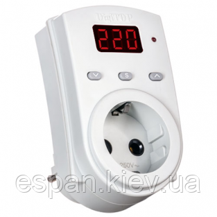 Реле напруги в розетку DigiTOP V-protector Vp-10AS 10 А, фото 1