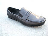 Чоловічі шкіряні мокасини-туфлі великі розміри 46-49 р-р, фото 2