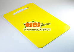 Дошка обробна 31х21 см пластикова жовтого кольору Empire EM-2505-1