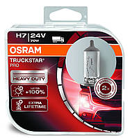 Автомобильные лампы "OSRAM" (H7)(24V)(70W)(+120%)(TruckStarPro)