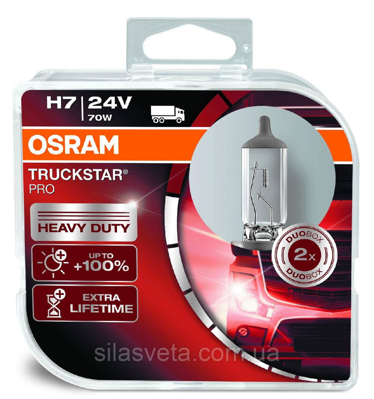 Автомобільні лампи "OSRAM" (H7) (24 V) (70 W) (+120%) (TruckStarPro)