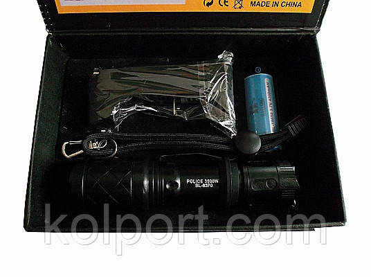 Тактичний ліхтар акумуляторний Bailong BL-8370 Police 500W