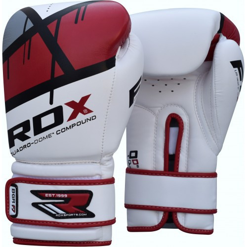 Боксерські рукавички RDX Rex Red Leather 10 ун.