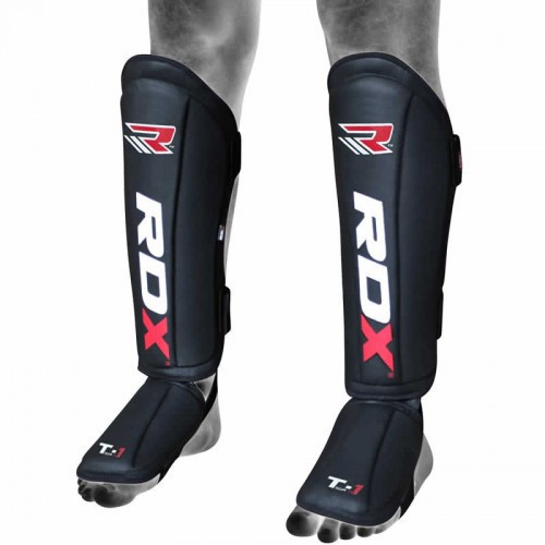 Накладки на ноги з захистом гомілки RDX Molded S чорний