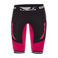 Компресійні шорти жіночі Bad Boy Compression Shorts Black/Pink XS
