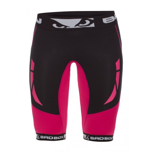 Компресійні шорти жіночі Bad Boy Compression Shorts Black/Pink M