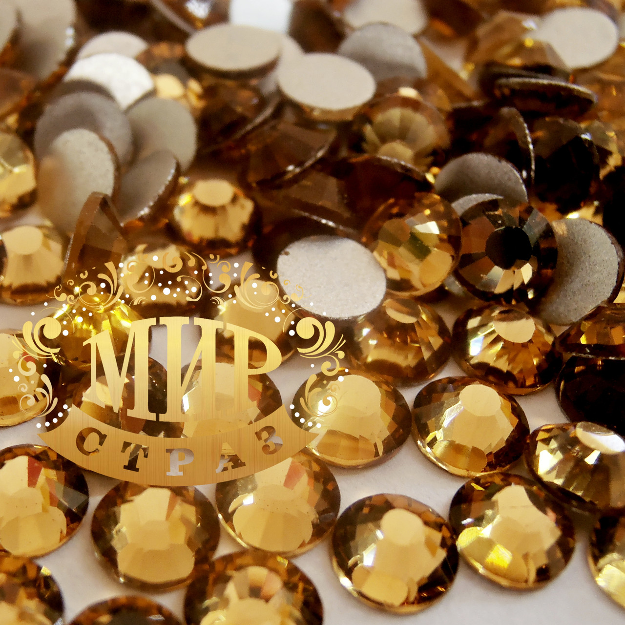 Стрази DMC Lt.Topaz ss4(1,6 мм), 100 шт., фото 1