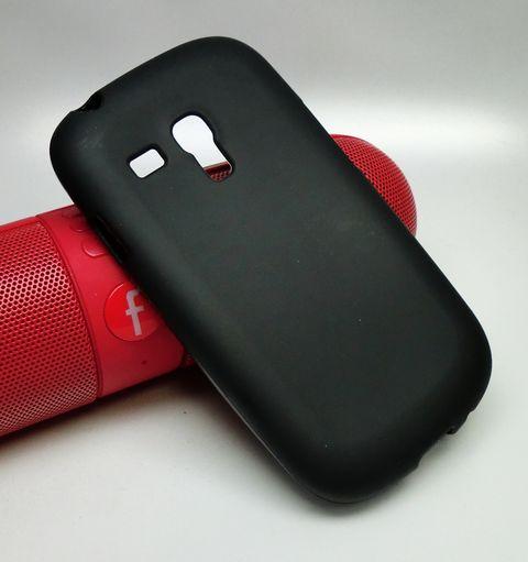 Чехол для Samsung i8190 / S3 mini силиконовый противоударный чёрный - фото 1 - id-p531194333