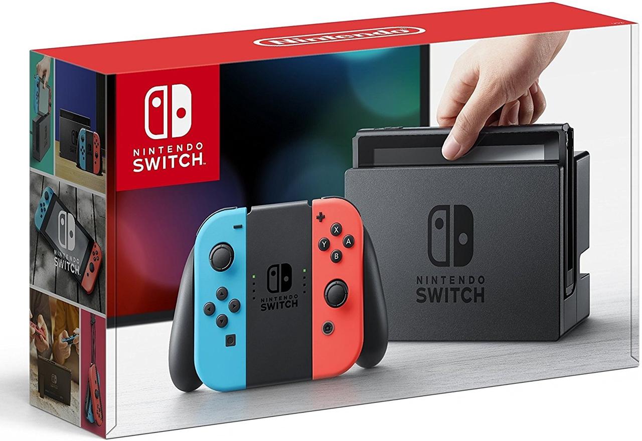 Ігрова приставка Nintendo Switch V2 with Neon Blue and Neon Red Joy-Con