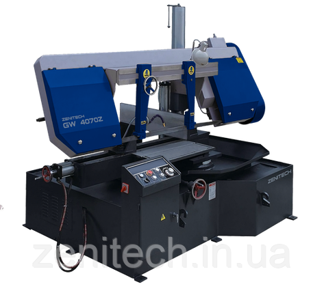 Поворотний стрічковопильний верстат Zenitech GW4240Z, фото 1