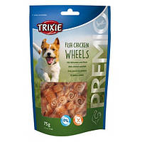 Trixie PREMIO Fish Chicken Wheels лакомство для собак с курицей и рыбой, 75г