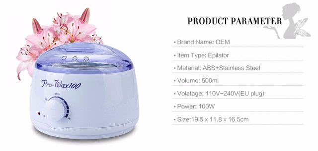 Універсальний баночний нагрівач (воскоплав) Pro-Wax 100 для воску в банку, в таблетках і в гранулах 