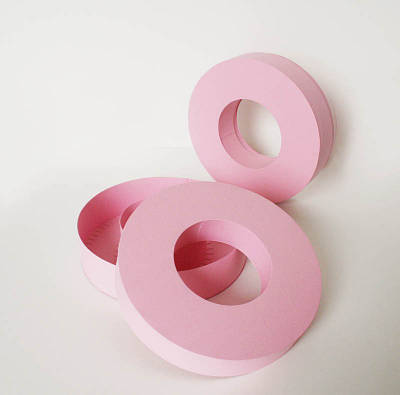 Коробка для macarons кругла, діаметр 210 мм, висота 50 мм.