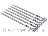 Набір шампурів (6 шт.) 50 см 1 мм, фото 1