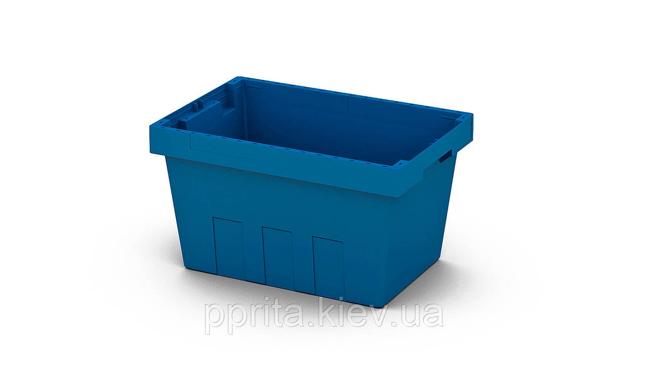 Вкладний полімерний контейнер INSTORE KV 5328 з кришкою L53 (490х330х280 мм)