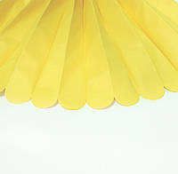 Бумажные помпоны из тишью «Light Yellow», диаметр 25 см.