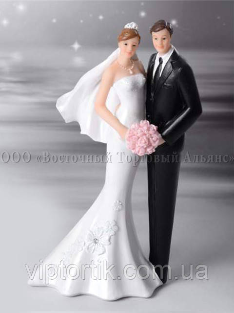 Свадебные фигурки Modecor 28490A - 16 см - фото 2 - id-p531598963