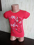 Футболка дитяча для дівчинки Кішечка зріст 92,98, фото 3