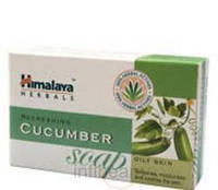 Освежающее огуречное мыло 125 грм. для жирной кожи, Himalaya Herbals Refreshing Cucumber Soaps, Аюрведа Здесь