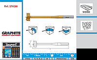 Фреза профильная, GRAPHITE 57H266 - 57H267 - 57H268, Фрезы универсальные по дереву, GRAPHITE 57H246.