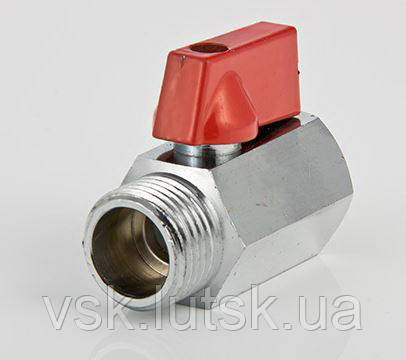 VT.331.N.04 Кран кульовий MINI 1/2" вн.-зовн.