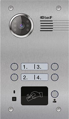 Виклична Панель на 4 абонента — BAS-IP BA-04
