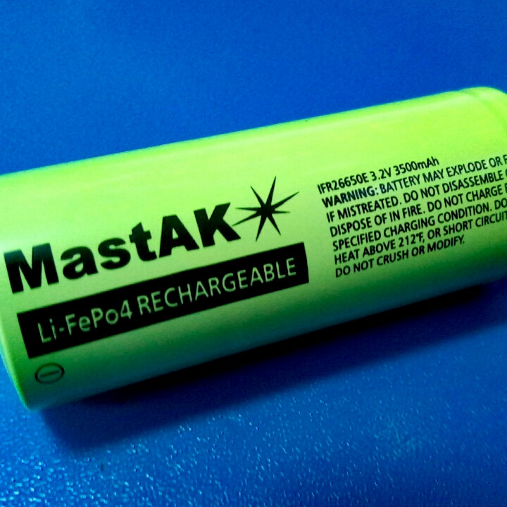 Акумулятор MastAK IFR26650 3,2 V 3500mAh Life 1C/1C-разр.