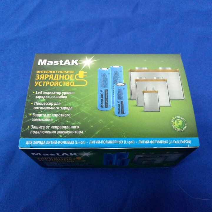 Зарядний пристрій для батарейної збірки "MastAK MTL-0420L1" Li-Ion 1s (4,2 В 2A ), фото 1