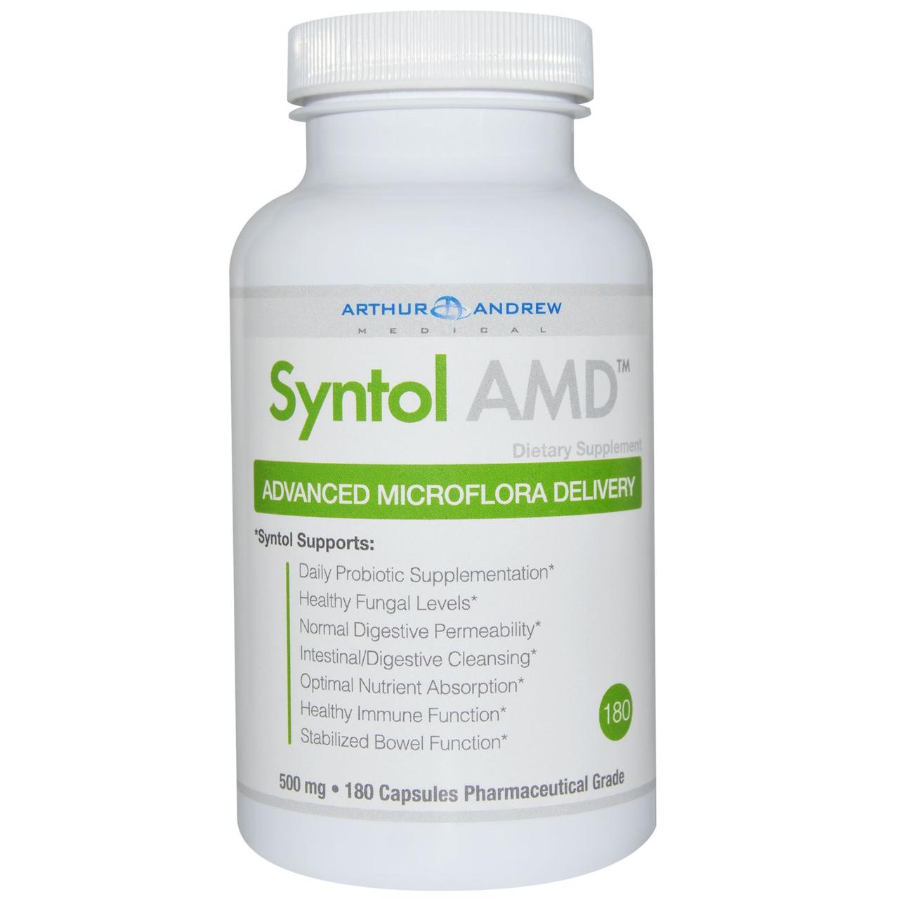 Arthur Andrew Medical, Syntol AMD, добавка для улучшения микрофлоры 180 капсул - фото 1 - id-p531940722