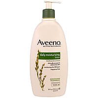 Aveeno, Active Naturals, Увлажняющий лосьон для ежедневного применения, без ароматизаторов, 18 жидких унций (532 мл)