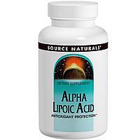 Source Naturals, Альфа-липоевая кислота, ограниченный выпуск, 300 мг, 60 таблеток