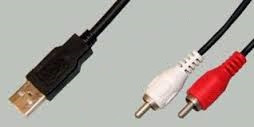 Шнур шт. USB - 2шт.RСА, діам.-4.5 мм, 1,5 м.