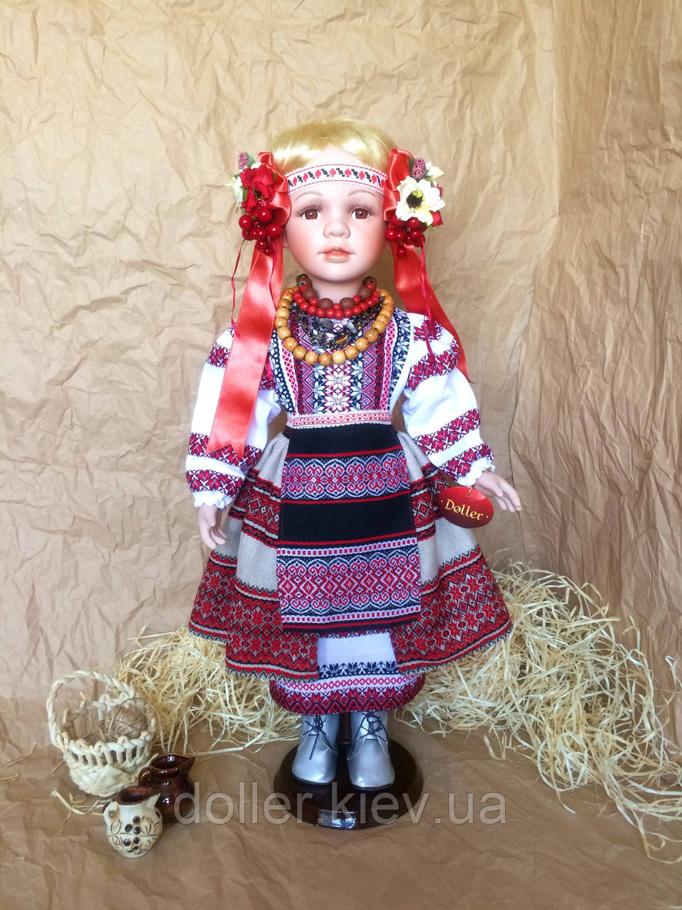 Лялька в українському національному костюмі, лялька-українка (60 див)