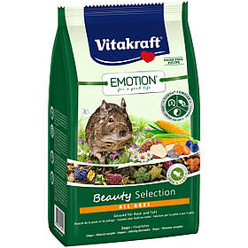 Vitakraft Emotion Beauty Selection All Ages основний корм для дегу будь-якого віку, 600 г