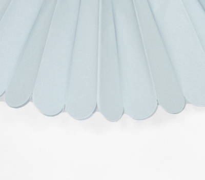 Паперові помпони з тиш'ю «Light Blue», діаметр 25 см.