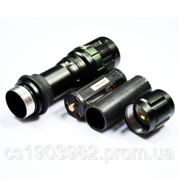 Тактичний ліхтарик Bailong BL-8455 зум, страдоскоп! ХІТ ПРОДАЖІВ!