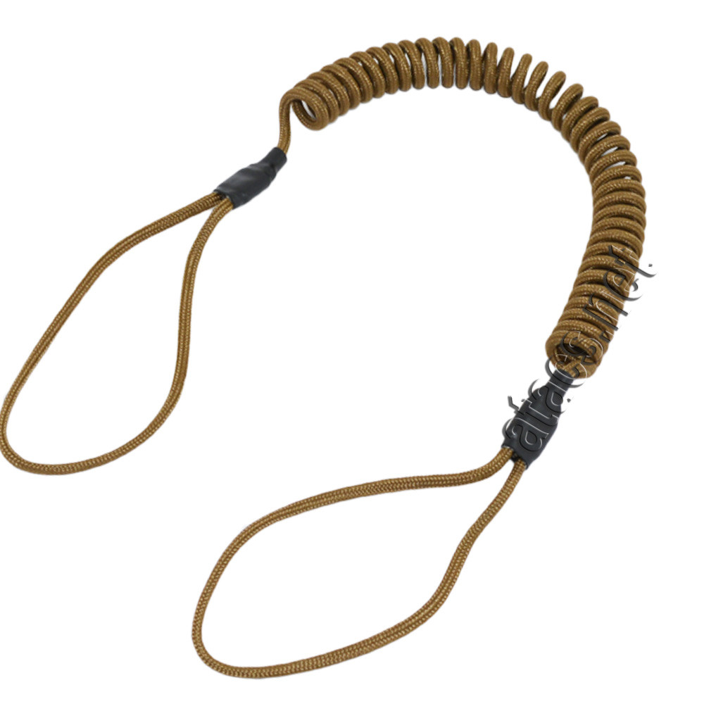 Шнур страхувальний спіральний (м'яка петля), койот